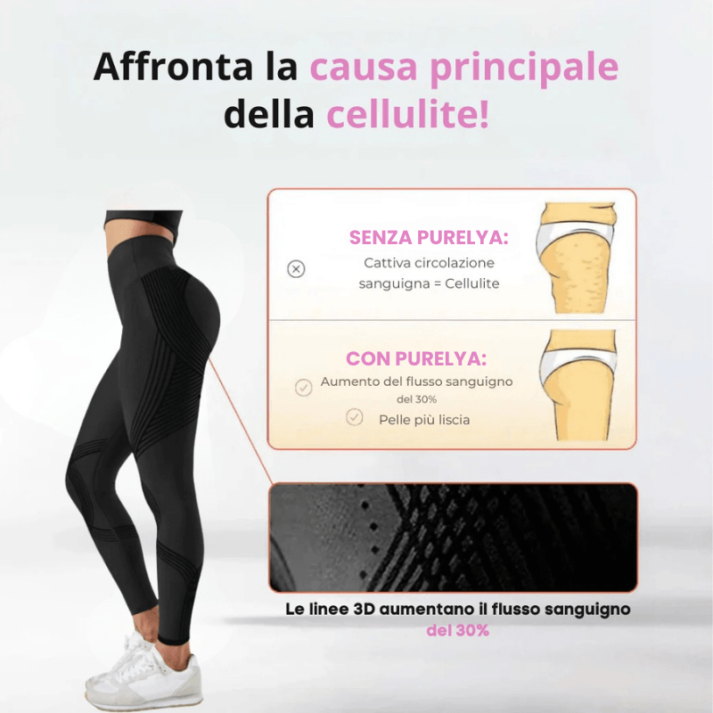 Leggings 3D Purelya – Ridefinisci la tua silhouette senza sforzo